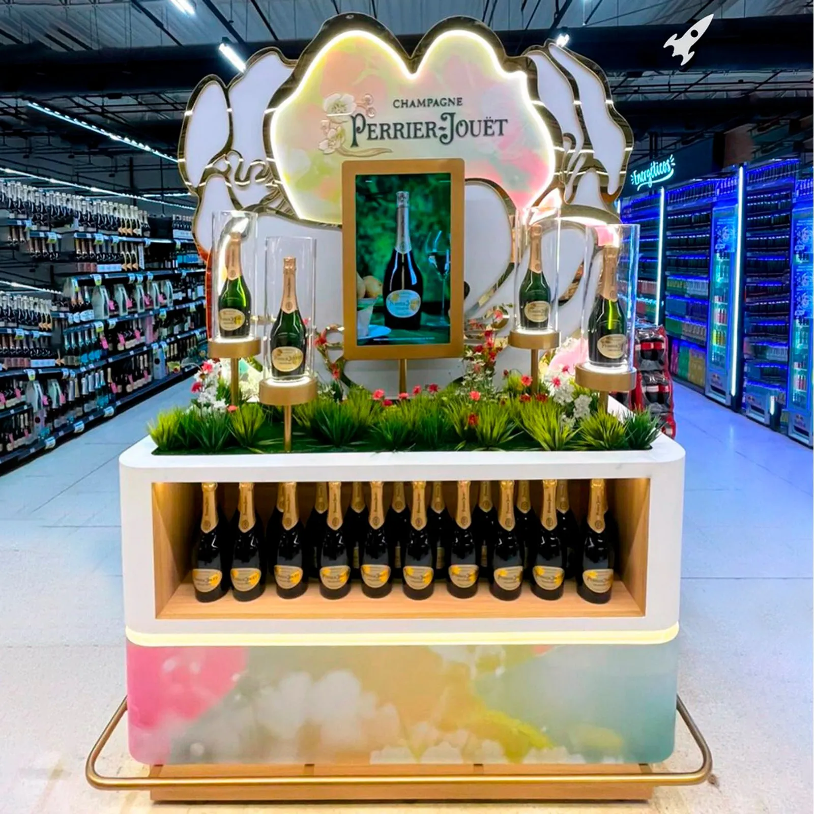 Expositor Perrier Jouet